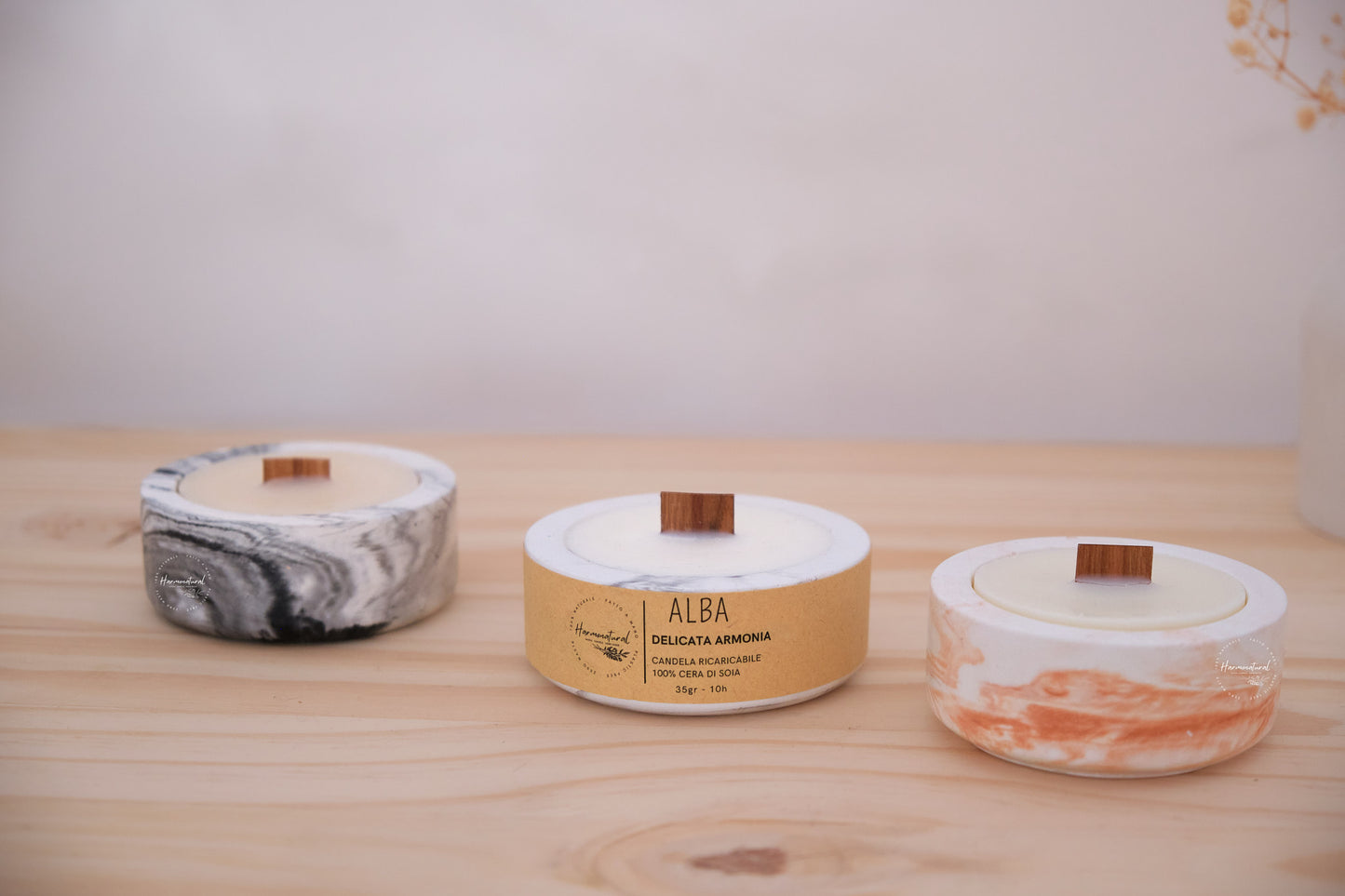 Candela Ricaricabile Alba