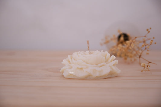 Candela scultorea Peonia