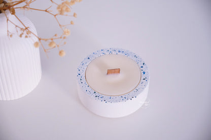 Candela ricaricabile Alba - Vetrificata