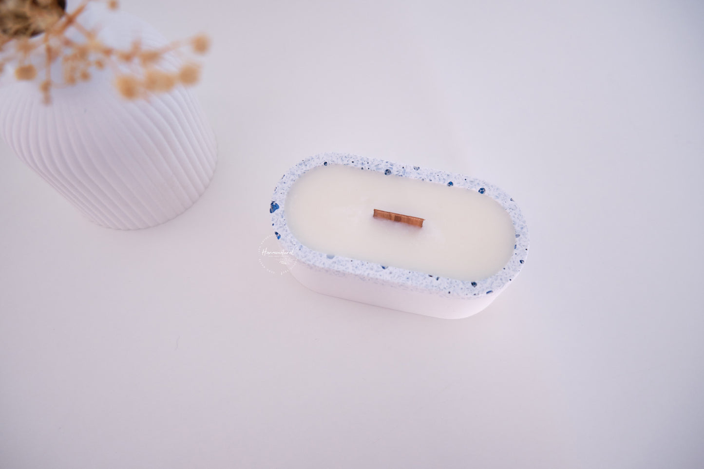 Candela ricaricabile Astro - Vetrificata