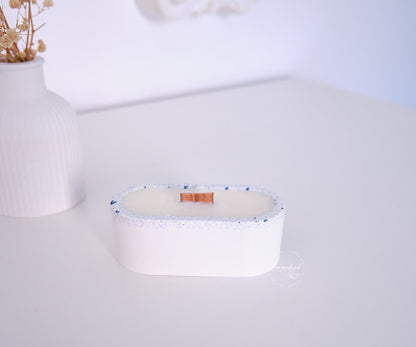 Candela ricaricabile Astro - Vetrificata