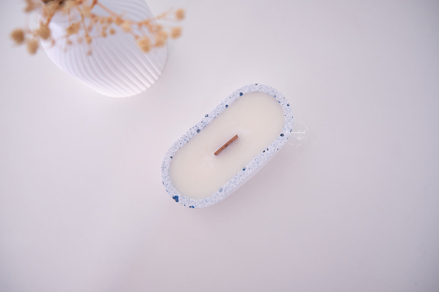 Candela ricaricabile Astro - Vetrificata