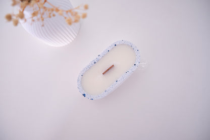 Candela ricaricabile Astro - Vetrificata