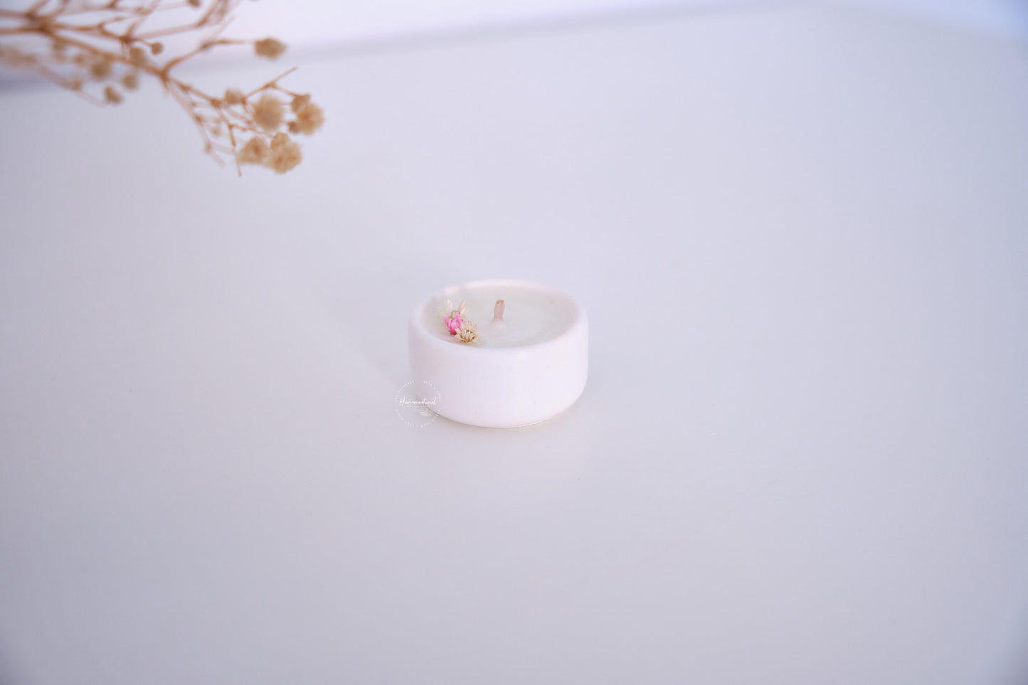 Candela ricaricabile Mini - Decorazione floreale