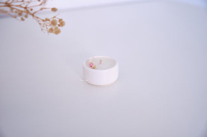 Candela ricaricabile Mini - Decorazione floreale