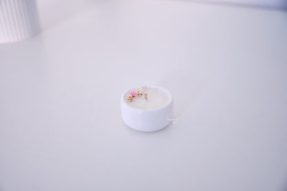 Candela ricaricabile Mini - Decorazione floreale