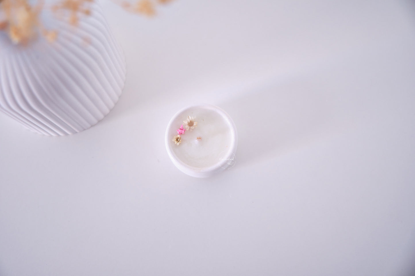 Candela ricaricabile Mini - Decorazione floreale