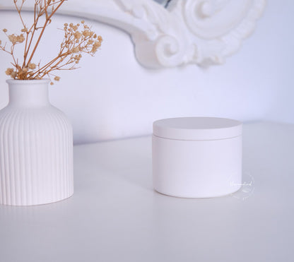 Candela ricaricabile Persefone - Decorazione floreale