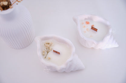 Candela ricaricabile Perla - con decorazione