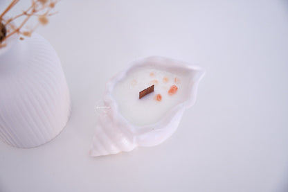 Candela ricaricabile Perla - con decorazione