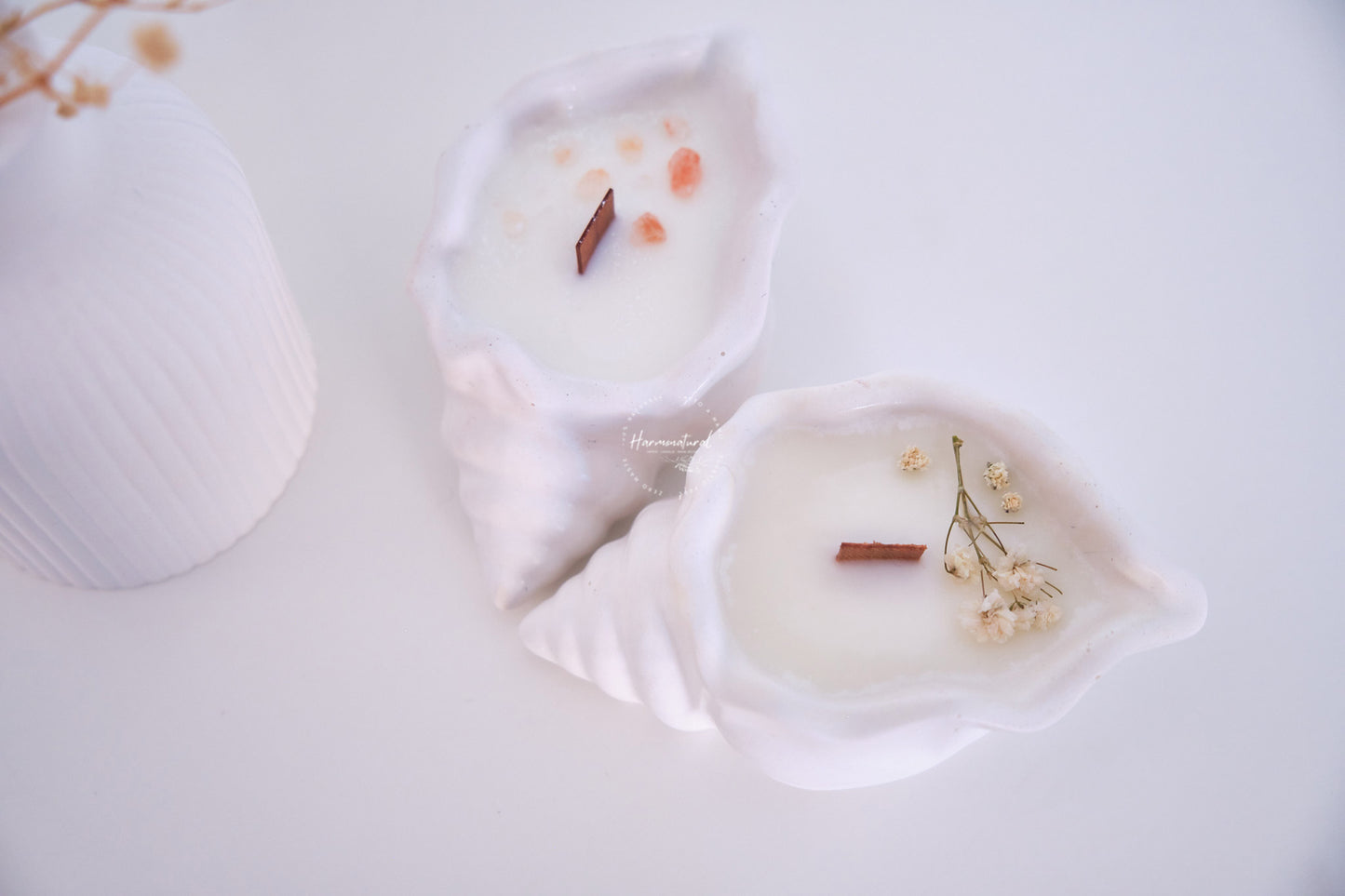 Candela ricaricabile Perla - con decorazione