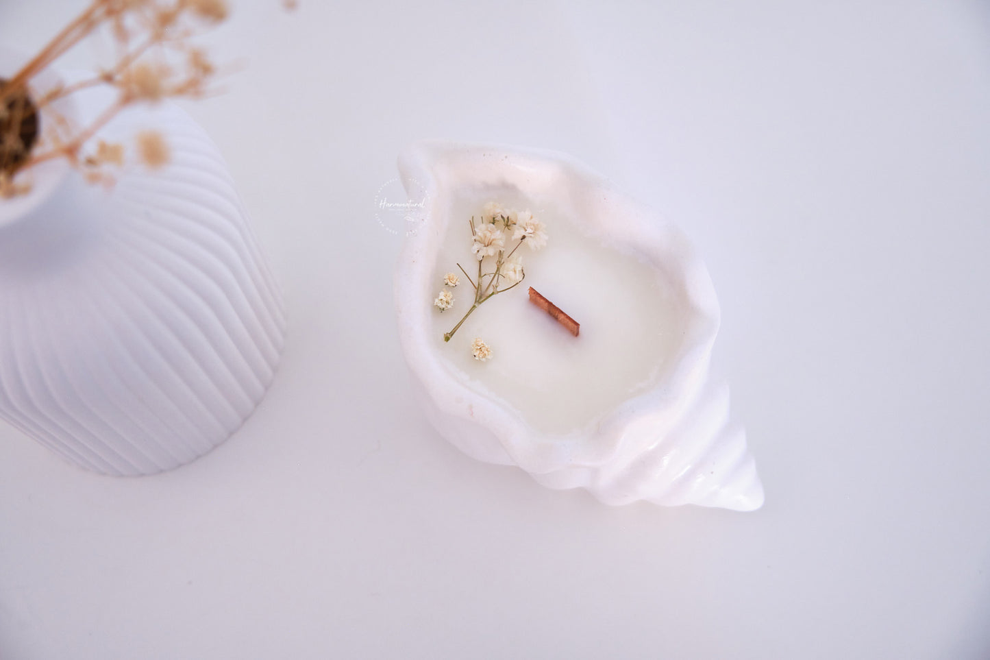 Candela ricaricabile Perla - con decorazione