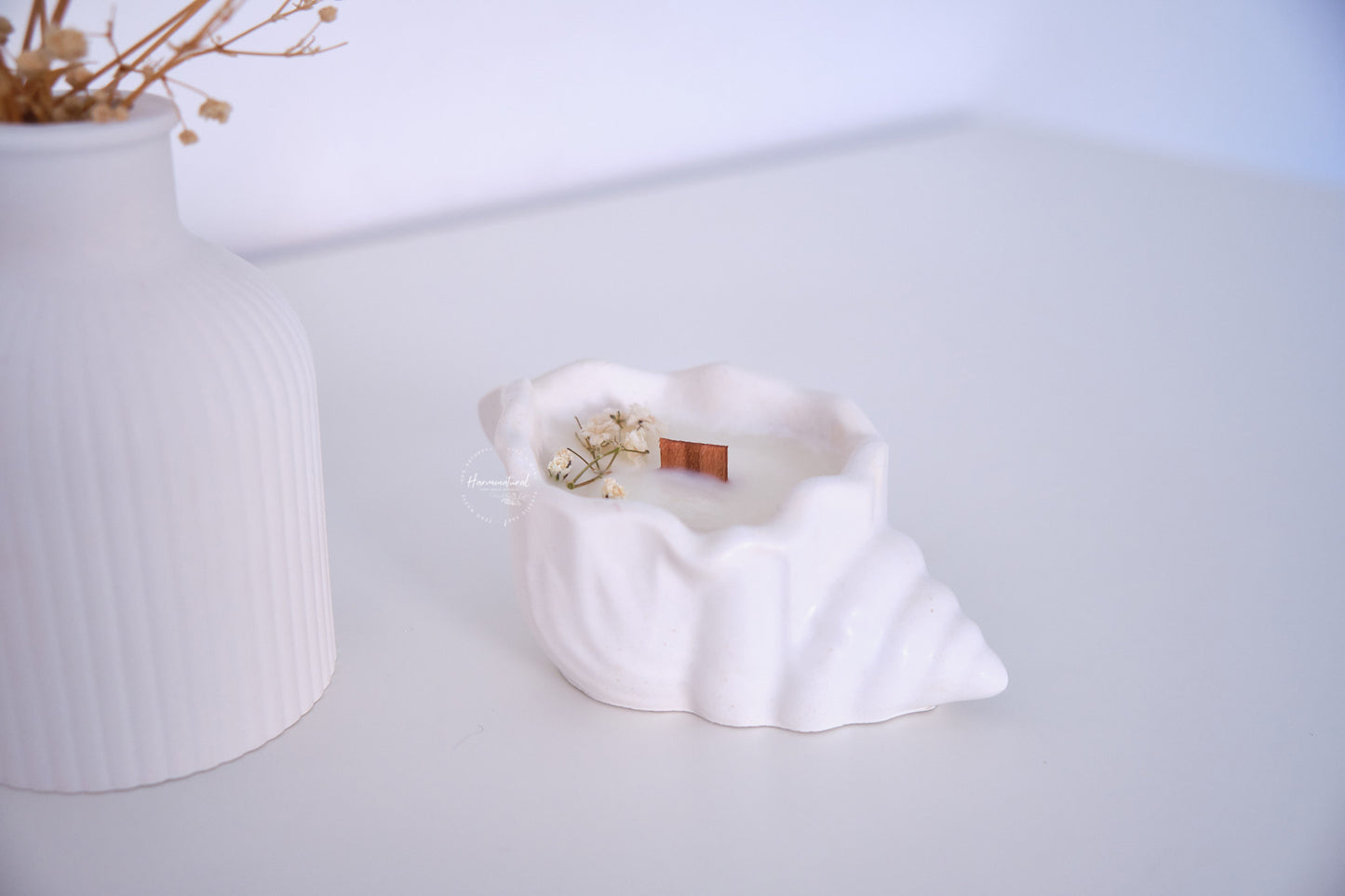 Candela ricaricabile Perla - con decorazione