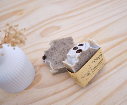 Sapone scrub al caffé